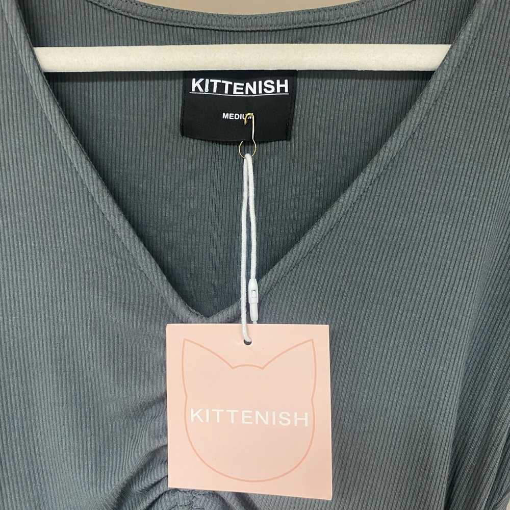 Kittenish Charcoal Casual Jumpsuit - Picture 4 of 9